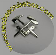 Navy Ball Cap Device - Hull Technician (HT) Oxidized
