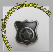 Navy Ball Cap Device - Master At Arms (MA) Oxidized