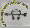 Navy Ball Cap Device - Sonarman (ST) Oxidized Navy Ball Cap Device - Sonarman (ST) Oxidized