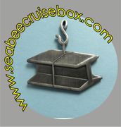 Navy Ball Cap Device - Steelworker (SW) Oxidized