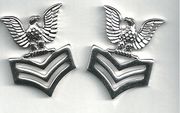 Navy Metal Coat Epaulet Device - Mirror Finish E-6