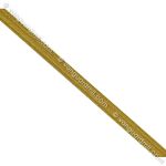 Navy Synthetic Lace - Gold