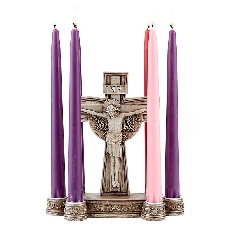 Avalon Gallery Crucifix Lenten Candle Holder