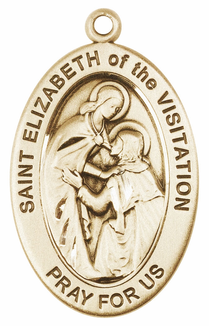 St Elizabeth of the Visitation Patron Saint of Expectant Mothers Jewelry