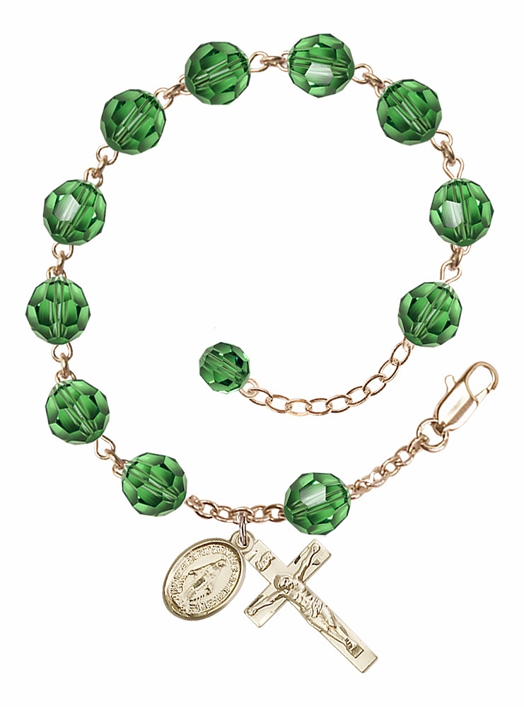 Religious Catholic First Holy Communion Rosary Bracelets