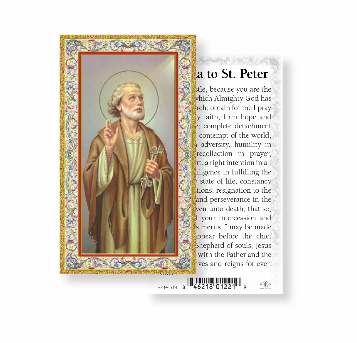 Medaglia Padre Pio Con Preghiera - Biglietto E Catenina, Made In Italy, Idea Regalo Devozionale - Foto 7