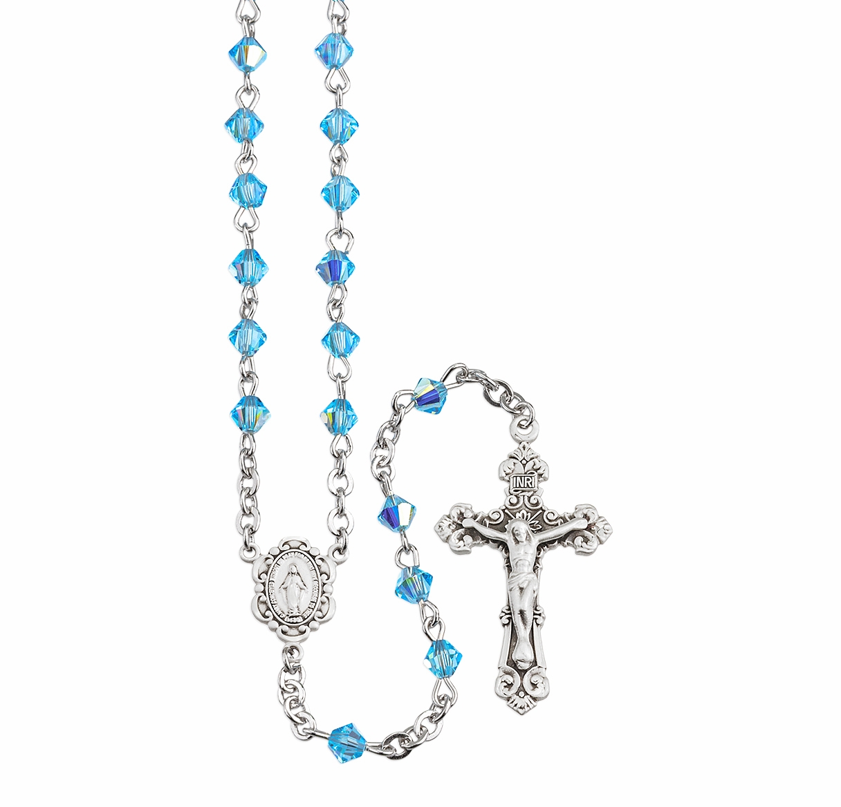 HMH Religious Sterling Centers and Crucifixes Catholic Rosaries