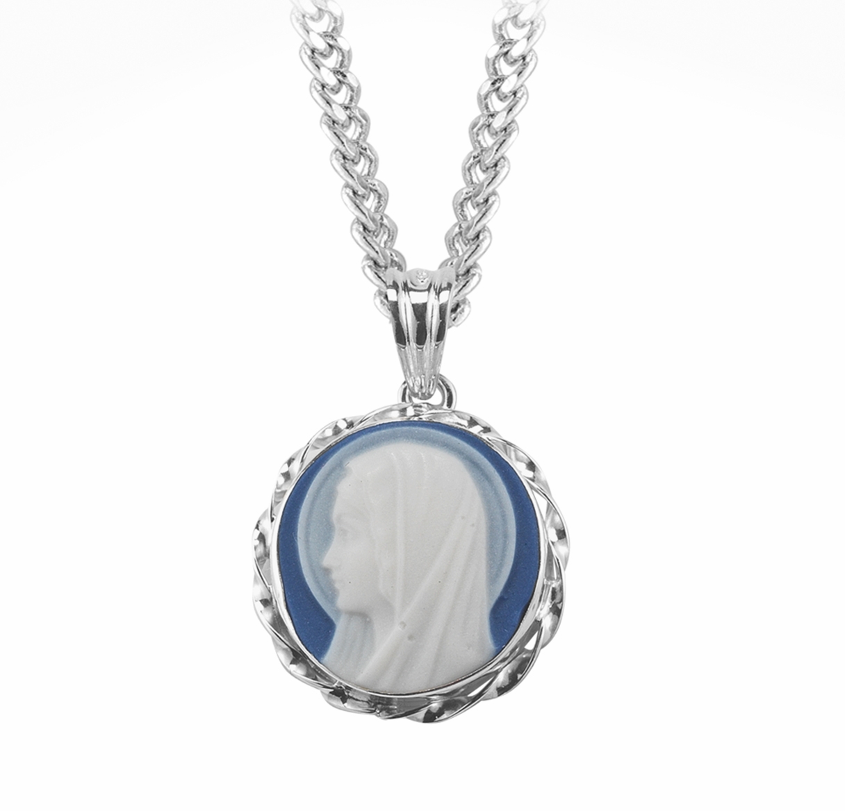 HMH Religious Cameo Christian Necklace Jewelry