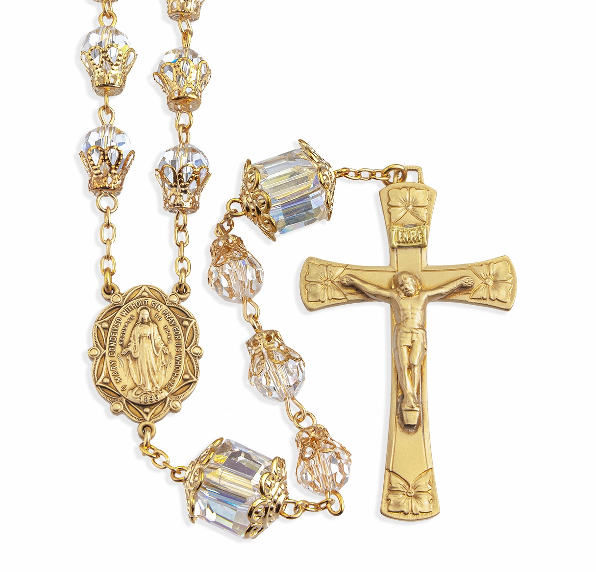 HMH Religious Miraculous Medal Catholic Prayer Rosaries