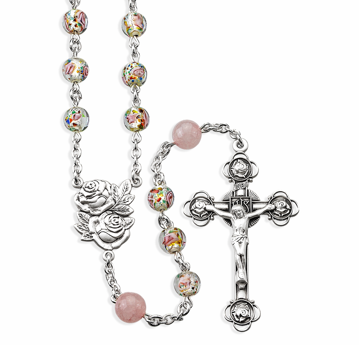 HMH Religious Gemstone Rosary Prayer Beads Section