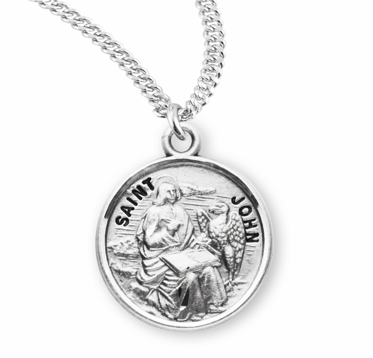 HMH Religious Catholic Patron Saint Round Medal Jewelry