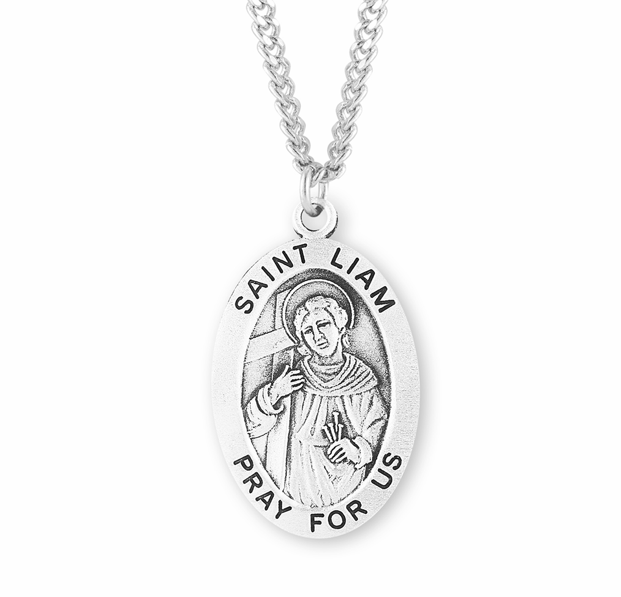 St Liam Patron Saint Religious Jewelry and Medals