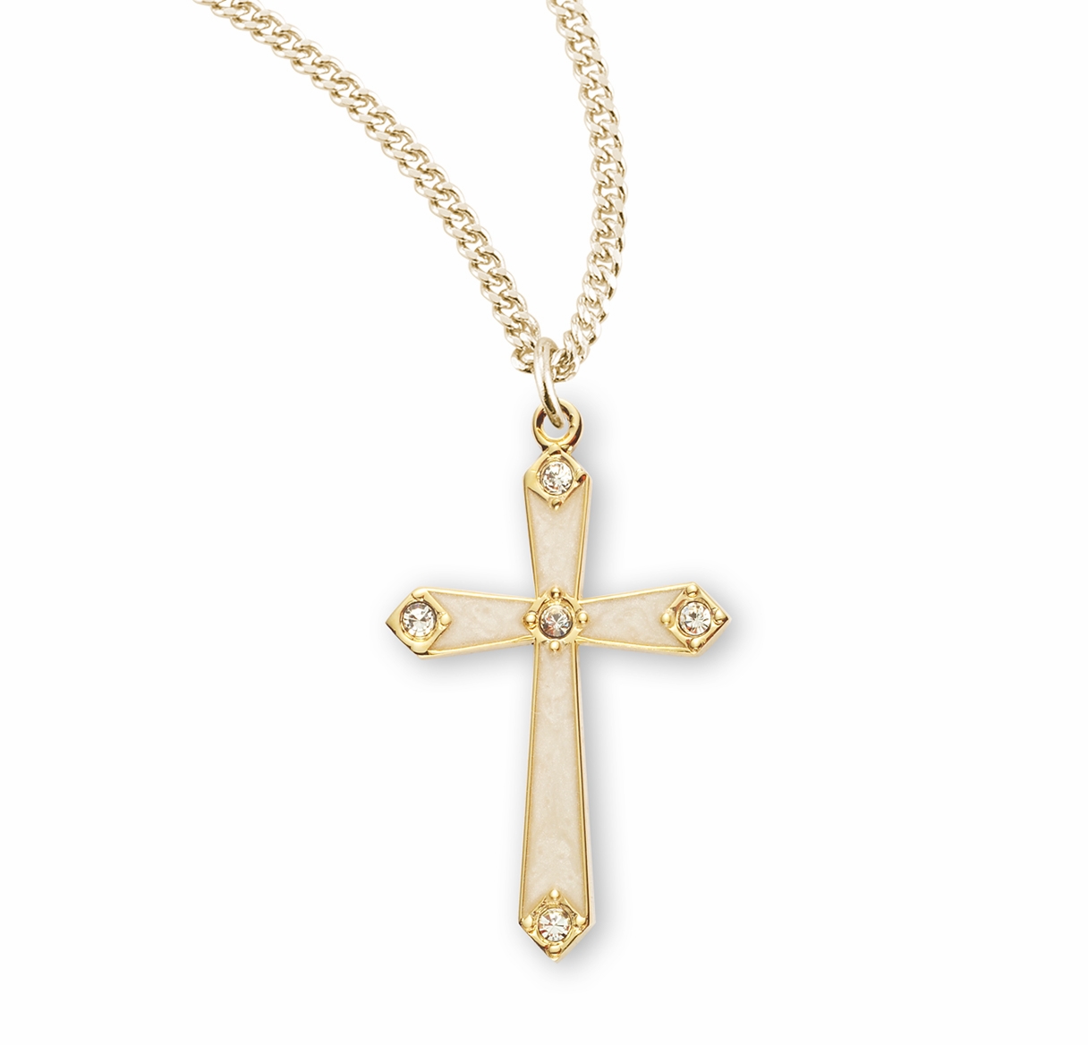 HMH Religious Enameled Christian Cross and Crucifix Jewelry