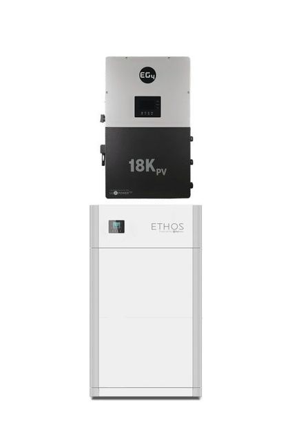 Big Battery 12kW 10.2kWh ETHOS Energy Storage System - EG4 18kPV Hybrid Inverter