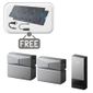 2x Anker SOLIX E10 Home Backup Systems and Power Dock Kit - 12kWh - With 2x Free 400W Panel, Power Strip and AC Generator Cable