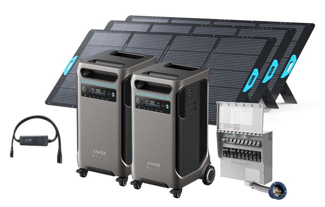 2 Anker SOLIX F3800 + Power Backup Kit + 3 400W Solar Panel
