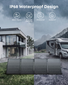 2x Anker SOLIX PS400 Bifacial Portable Solar Panel