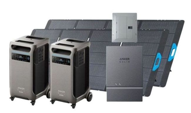 2x Anker SOLIX F3800 Plus Automatic Home Power Panel Kit with 2x 400W Solar Panels