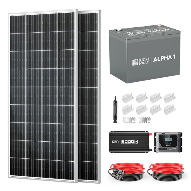 Rich Solar 400 Watt Complete Solar Kit