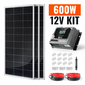 Rich Solar 600 Watt Solar Kit with 40A MPPT Charge Controller