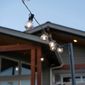 Allsop 25ft LED G40 Bistro String Lights with 25 Bulbs - Black