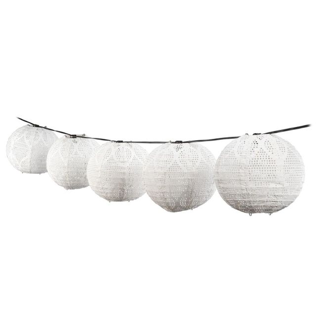 Allsop String Light Shades with 5 pack 8-inch Globes