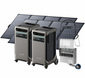 2x Anker SOLIX F3800 12 kW Double Power Hub Home Backup Kit with 2x 400W Bifacial Solar Panels