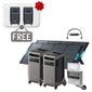 2x Anker SOLIX F3800 12 kW Double Power Hub Home Backup Kit with 2x 400W Foldable Solar Panels - Includes 2x FREE Protective Covers