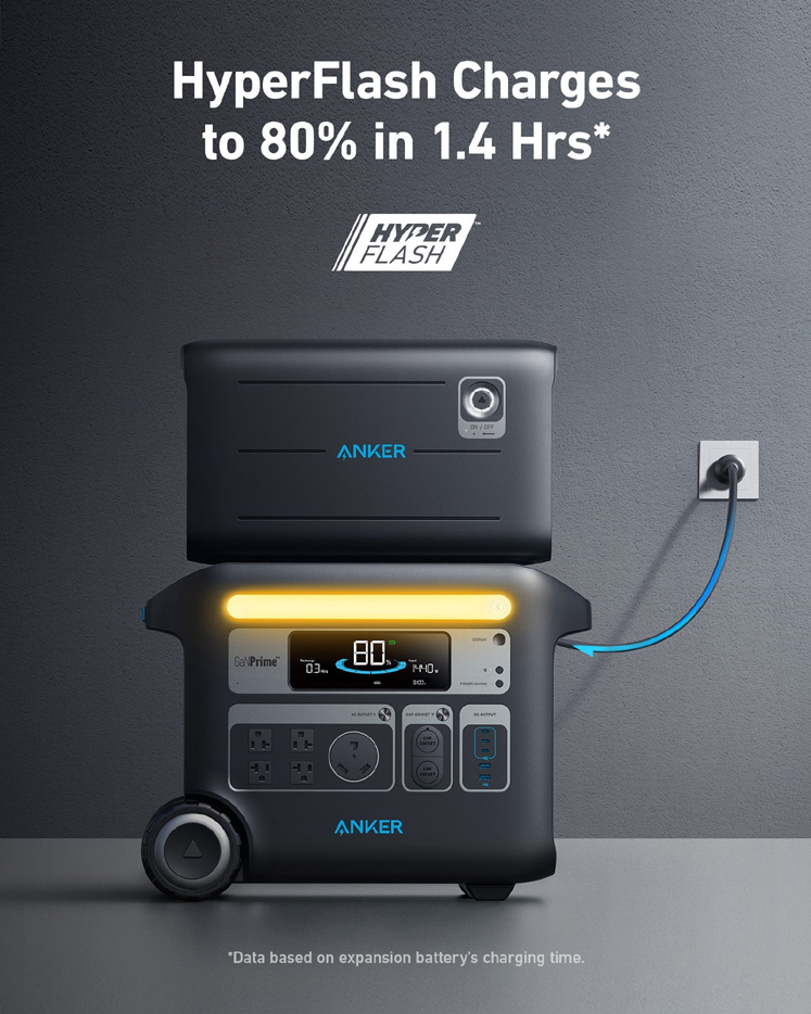 Anker 760 Portable Power Station Expansion Battery 2048Wh