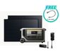 Anker SOLIX F3000 Solar Generator Kit with 2x 410W Rigid Solar Panels & Power Saver Kit - Includes FREE TT-30 Cable