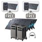2x Anker SOLIX F3800 12 kW Double Power Hub Solar Generator Kit - With 1200W Solar Panel - Includes 2x FREE Protective Covers & 2x FREE 400W Solar Panels