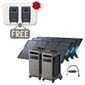 2x Anker SOLIX F3800 12 kW Double Power Hub Solar Generator Kit - With 1200W Solar Panel - Includes 2x FREE Protective Covers