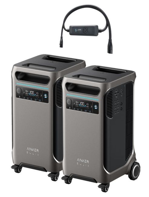 2x Anker SOLIX F3800 12 kW Double Power Hub Kit