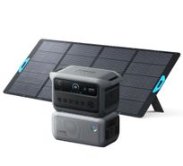 Anker SOLIX F2600 Portable Solar Generator with 400W Anker Solar