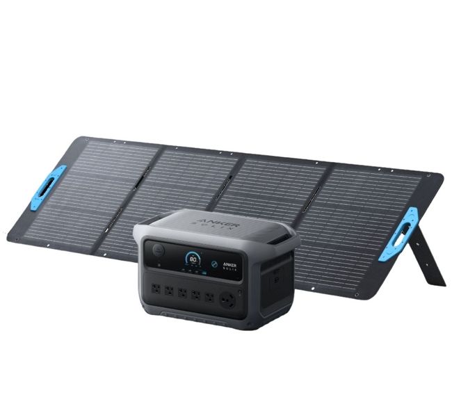 Anker SOLIX C2000 Gen 2 Portable Powerstation with PS200 200W Solar Panel