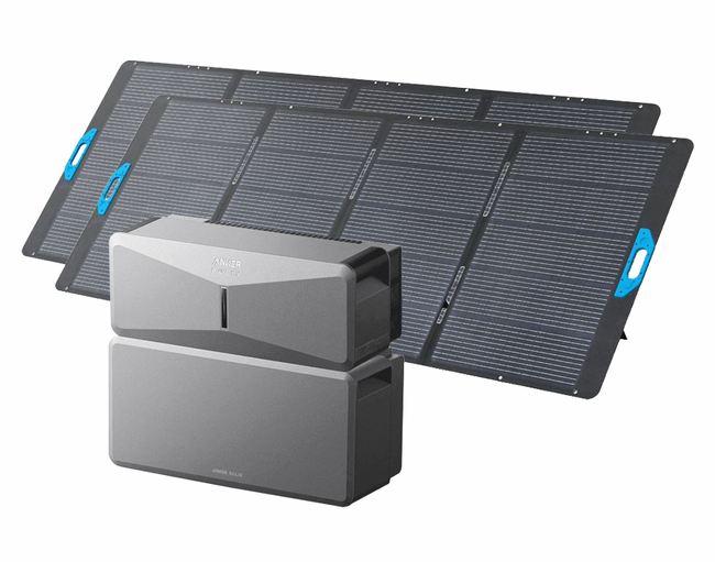 Anker SOLIX E10 Smart Home Backup System with 2x 400W Solar Panel