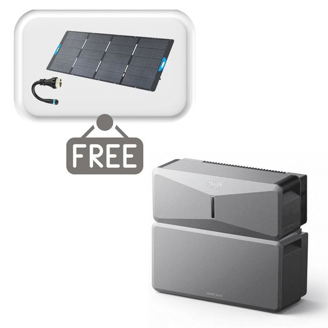Anker SOLIX E10 Smart Home Backup System - With Free 400W Panel Power Strip and AC Generator Cable