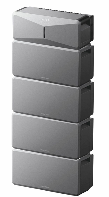 Anker SOLIX E10 Smart Home Backup System with 4 Batteries - 24Kwh