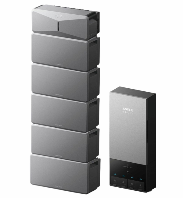 Anker SOLIX E10 Home Backup System with Expansion Battery - 30kWh - and Power Dock Kit