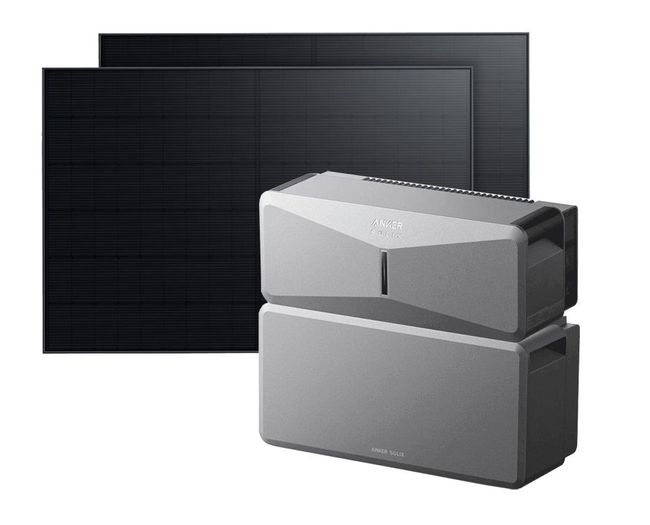 Anker SOLIX E10 Home Backup Solar Generator Kit - 880W of Solar - With Free 400W Panel, Power Strip, Metal Pad and AC Generator Cable