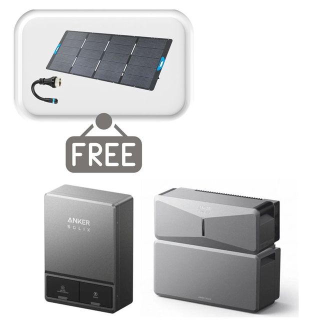 Anker E10 Home Backup System & Smart Inlet Box Kit - With Free 400W Panel Power Strip and AC Generator Cable