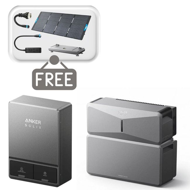 Anker E10 Home Backup System & Smart Inlet Box Kit - With Free 400W Panel, Power Strip, Metal Pad and AC Generator Cable