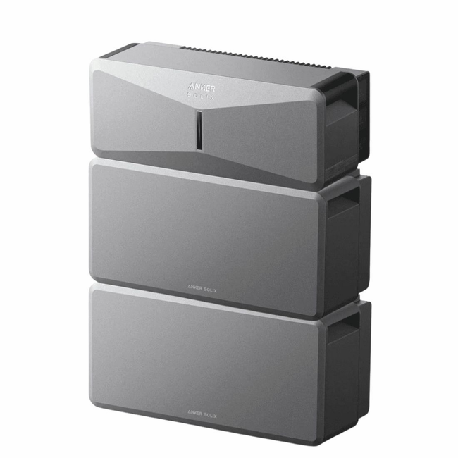 Anker SOLIX E10 Smart Home Backup System with 2x Expansion Batteries - 12288Wh