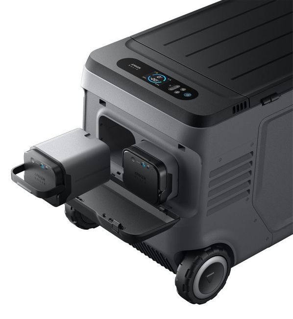 Anker Solix EverFrost 2 Powered Cooler 58L with Anker Beach Wheels