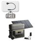 Anker SOLIX F3000 Portable Solar Generator Kit with Expansion Battery, Anker Foldable 400W Solar Panel and Power Saver Kit - Includes Free Gas Generator Adapter