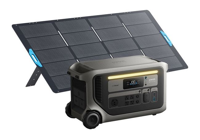 Anker SOLIX F3000 (3072Wh) Solar Generator Kit with Anker 400W Foldable Solar Panel