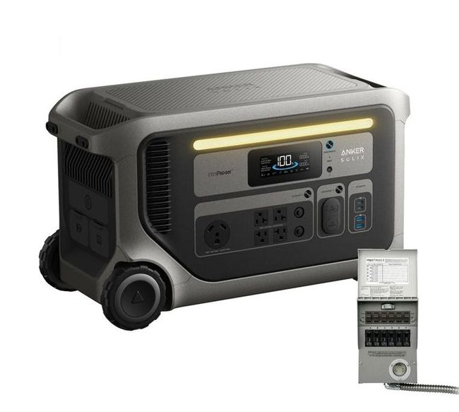 Anker SOLIX F3000 (3072Wh) Power Station with Transfer Switch