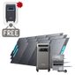 Anker SOLIX F3800 Solar Generator Home Transfer Kit - 3840Wh - With 3x 400W Solar Panels - Includes FREE Protective Cover