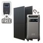 Anker SOLIX F3800 Solar Generator - 3840Wh - With 2x 400W EcoFlow Rigid Solar Panels and FREE Protective Cover