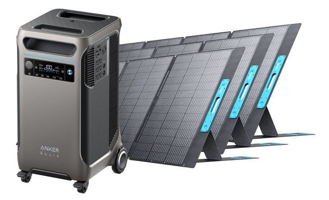 Anker SOLIX F3800 Solar Generator - 3840Wh - With 3x 400W Solar Panels